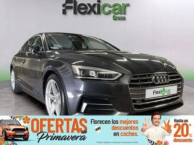 Usado Audi A5 Sportback 150 CV (110 kW) 2018 Gris Utilitario