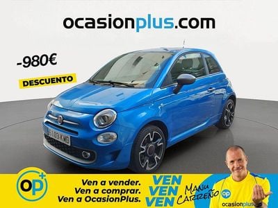 Usado Fiat 500 S 69 CV (50 kW) 2018 Azul Utilitario