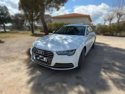 Usado Audi A7 Sportback 218 CV (160 kW) 2014 Blanco Utilitario