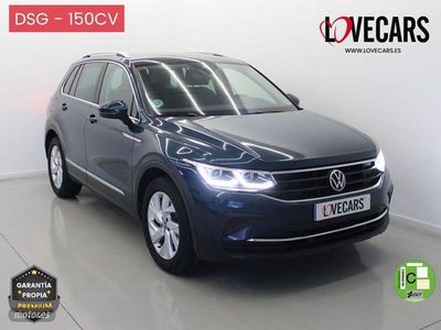 Usado VW Tiguan Life 150 CV (110 kW) 2021 Azul SUV