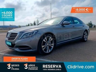 Usado Mercedes S350 258 CV (189 kW) 2015 Gris / plata Berlina