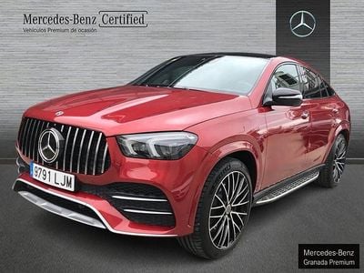 Rojo jacinto Usado 2020 Mercedes GLE350 AMG line Coupe | 47.500 € (Super precio)