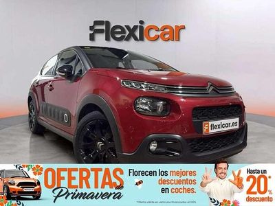 Usado Citroën C3 PureTech 82 CV (60 kW) 2018 Rojo Utilitario