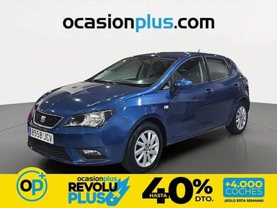 Usado Seat Ibiza Style 105 CV (77 kW) 2015 Azul Utilitario