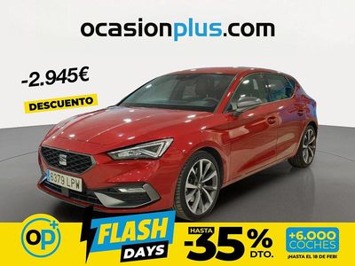 Usado Seat Leon FR 150 CV (110 kW) 2021 Rojo