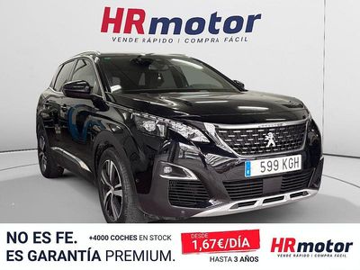 Usado Peugeot 3008 GT-line 131 CV (96 kW) 2017 Negro SUV