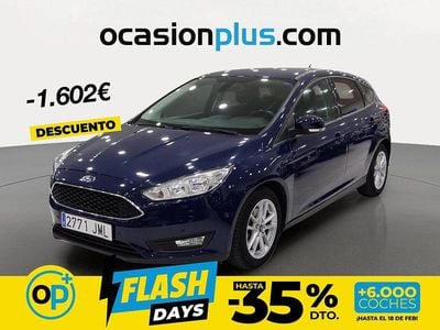 Usado Ford Focus Trend+ 120 CV (88 kW) 2016 Azul Utilitario