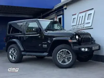 Usado Jeep Wrangler Sahara 271 CV (199 kW) 2021 Negro SUV