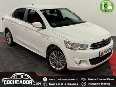 Usado Citroën C-Elysee I Exclusive 100 CV (73 kW) 2015 Blanco Berlina