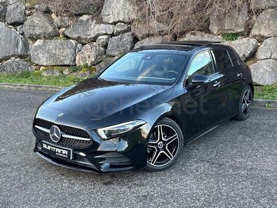 Usado Mercedes A200 AMG line 150 CV (110 kW) 2020 Negro Berlina