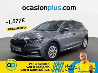Usado Skoda Fabia Selection 95 CV (69 kW) 2024 Gris Berlina
