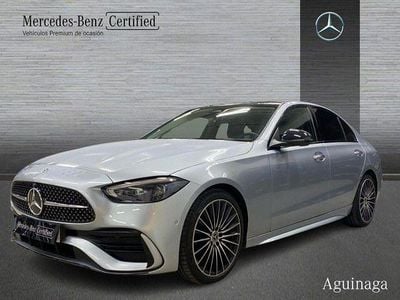 Plata hightech Usado 2024 Mercedes C220 AMG line | 51.890 € (Un poco caro)