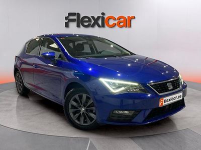 Usado Seat Leon Style 115 CV (84 kW) 2019 Azul Berlina