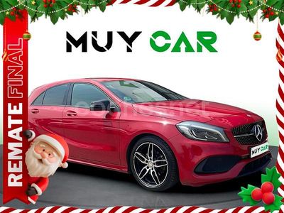 Rojo Usado 2015 Mercedes A180 AMG line Berlina | 14.490 € (Precio justo)