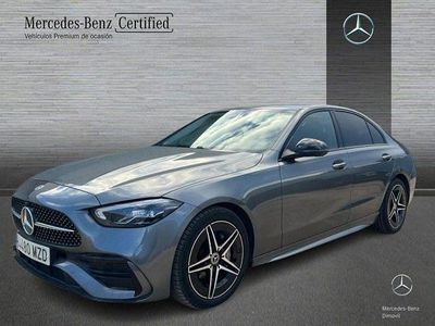 Gris selenita Usado 2025 Mercedes C200 AMG line | 44.900 € (Buen precio)