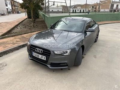 Usado Audi A5 S-Line 190 CV (139 kW) 2015 Gris / plata Coupe