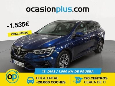 Usado Renault Mégane GrandTour Zen 140 CV (102 kW) 2020 Azul Familiar
