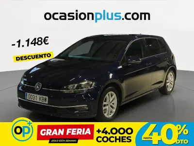 Usado VW Golf VII Advance 125 CV (91 kW) 2017 Azul Berlina