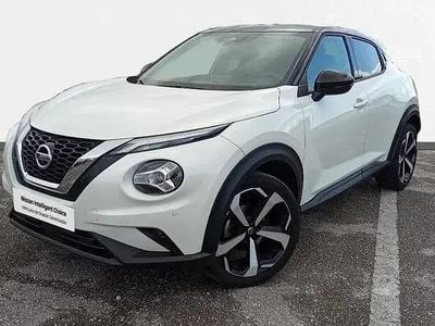 Usado Nissan Juke Tekna 114 CV (83 kW) 2022 Lunar white (metalizado) techo SUV