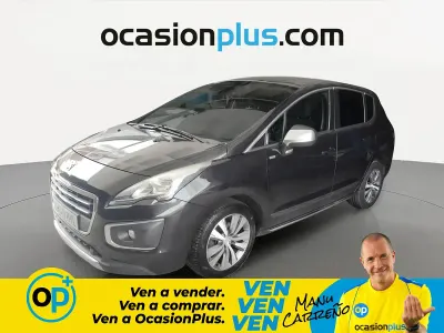Usado Peugeot 3008 Style 115 CV (84 kW) 2014 Gris Familiar