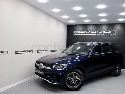 Usado Mercedes GLC300e 306 CV (225 kW) 2021 Azul SUV