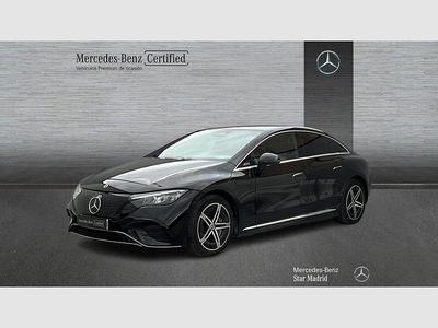 Usado Mercedes EQE350 AMG line 214 kW (292 CV) 2024 Negro obsidiana  pintura metalizada Berlina