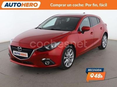 Rojo Usado 2015 Mazda 3 Luxury Berlina | 13.499 € (Precio justo)