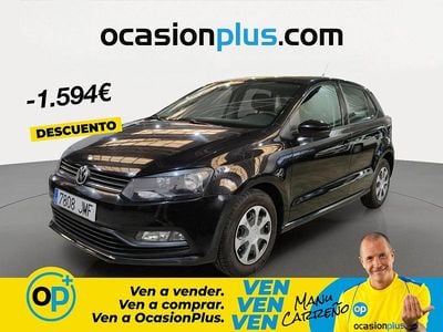 Usado VW Polo Edition 60 CV (44 kW) 2016 Negro
