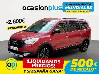 Usado Dacia Lodgy 130 CV (95 kW) 2020 Rojo Monovolumen