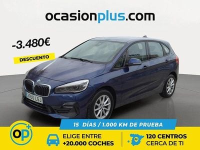 Azul Usado 2020 BMW 218 Active Tourer Monovolumen | 17.190 € (Precio justo)