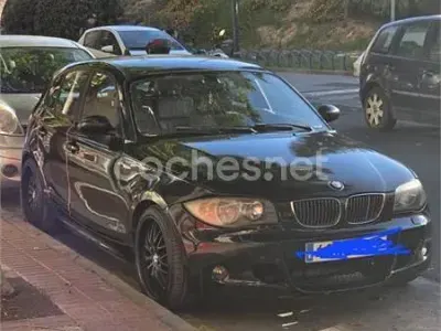 Usado BMW 118 122 CV (89 kW) 2007 Negro Utilitario