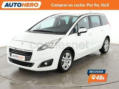 Usado Peugeot 5008 Style 130 CV (95 kW) 2015 Blanco Monovolumen