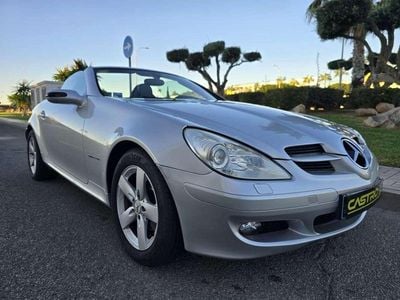 Gris Usado 2005 Mercedes SLK200 Descapotable | 8900 € (Precio justo)
