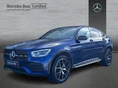 Usado Mercedes GLC300e 317 CV (233 kW) 2021 Azul Coupe