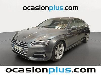 Usado Audi A5 Sportback S-Line 190 CV (139 kW) 2018 Gris Utilitario