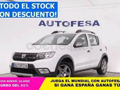 Usado Dacia Sandero Stepway 90 CV (66 kW) 2017 Blanco Berlina
