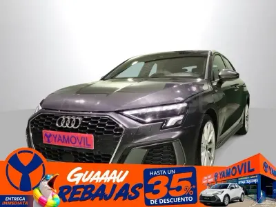 Usado Audi A3 S-Line 204 CV (150 kW) 2021 Gris / plata Berlina