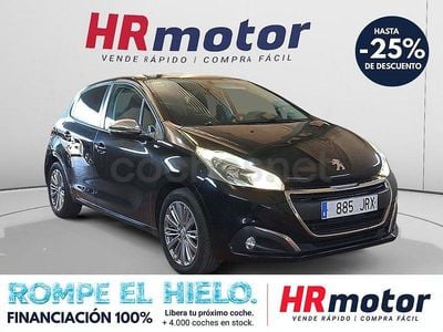 Usado Peugeot 208 Style 82 CV (60 kW) 2016 Negro Utilitario
