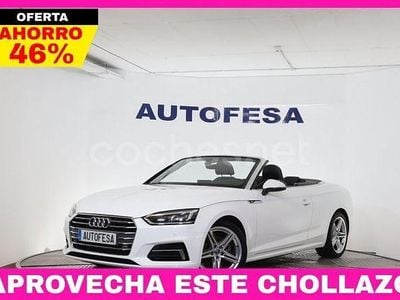 Blanco Usado 2018 Audi A5 Cabriolet S-Line Descapotable | 30.900 € (Precio justo)