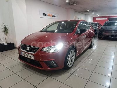 Usado Seat Ibiza FR 110 CV (80 kW) 2018 Rojo Berlina