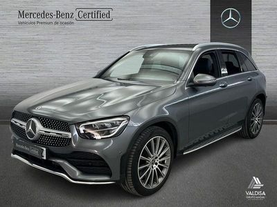 Usado Mercedes GLC220 AMG line 194 CV (142 kW) 2021 Gris / plateado SUV