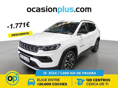 Usado Jeep Compass Limited 130 CV (95 kW) 2021 Blanco SUV