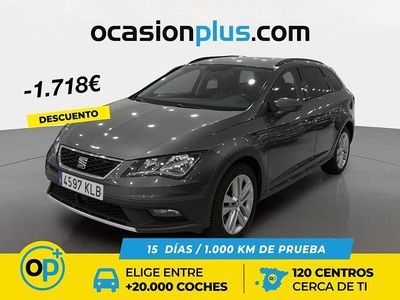 Usado Seat Leon 4Drive 180 CV (132 kW) 2018 Gris Familiar