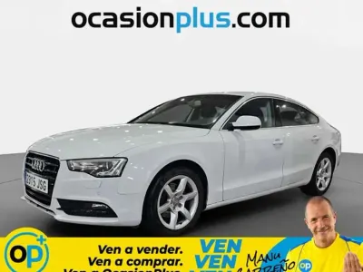 Usado Audi A5 Sportback 177 CV (130 kW) 2015 Blanco Utilitario