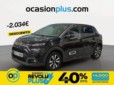 Usado Citroën C3 PureTech 110 CV (80 kW) 2024 Negro Berlina