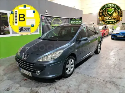 Usado Peugeot 307 110 CV (80 kW) 2008 Gris / plata Familiar