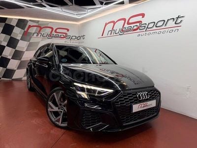 Usado Audi A3 S-Line 150 CV (110 kW) 2021 Negro Berlina