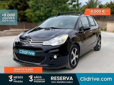 Usado Citroën C3 Live 75 CV (55 kW) 2016 Negro Utilitario