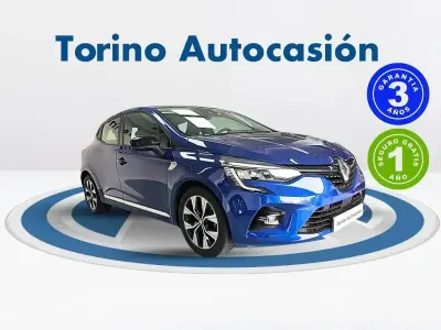 Usado Renault Clio Intens 91 CV (66 kW) 2021 Azul Utilitario
