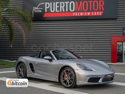 Usado Porsche 718 Boxster S 350 CV (257 kW) 2017 Gris / plata Descapotable